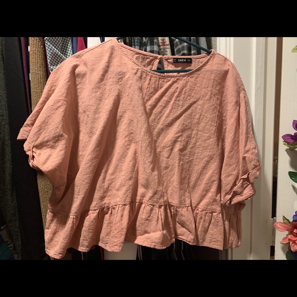 Pink crop top